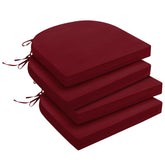 downluxe front packaging showing four burgundy cushions and convenience