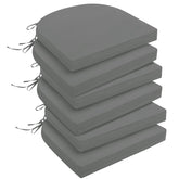 downluxe front packaging showing six dark grey cushions and benefit of matching set