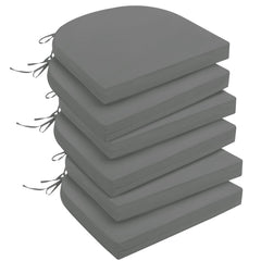 downluxe front packaging showing six dark grey cushions and benefit of matching set