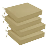 downluxe front packaging khaki showing four stacked cushions and tidy presentation