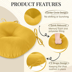 downluxe non-slip tie strap detail securing cushion in place