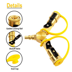 DOZYANT dust cap and connector protecting couplers and keeping debris out