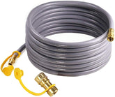 DOZYANT front view of the natural gas hose showing product and packaging for easy identification and safety