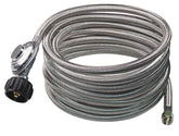 DOZYANT front view of regulator and 12ft hose showing durable assembly and safety