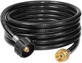 DOZYANT front view of 18 ft hose showing full length and connectors, reliable outdoor use