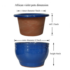 Dphagesy close-up of unglazed inner pot surface for steady moisture control