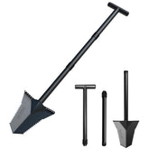 DR.ÖTEK front view of assembled spade showing durable build and portability