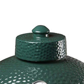 Dracarys front view of ceramic vent cap showing fit and finish, enhances grill control