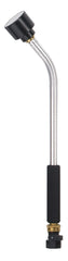 Dramm classic rain wand front view showing durable aluminum body and valve for easy control
