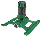 Dramm ColorStorm front view showing full sprinkler and stable base benefits