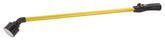 Dramm One Touch Rain Wand front view showing yellow finish and shower head benefit: visible reach for easy watering