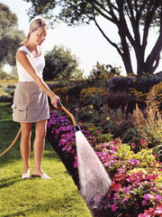 Dramm nozzle close-up highlighting soft-touch spray for gentle watering