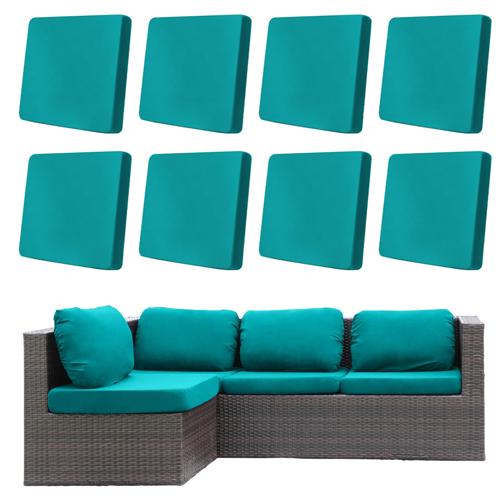 DREAHOTEXTIL front view of 8-piece cover pack showing color and fit