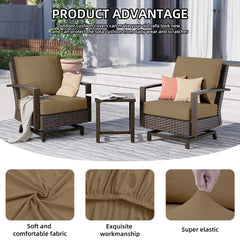DREAHOTEXTIL installed on patio sectional demonstrating instant refresh