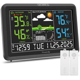 DreamSky front display showing clear time and weather, easy reading benefit