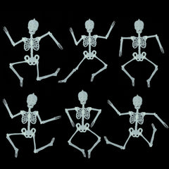 Droutti glowing skeletons at night highlighting visible glow benefit