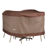 Duck Covers front view showing full cover and neat fit protects furniture