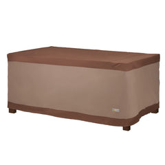 Duck Covers front view showing full table protection and weather resistance