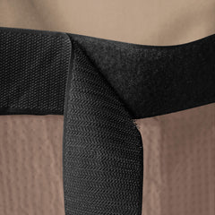 Duck Covers close-up of taped sealed seam showing leak protection