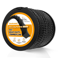 DuckcowsC spool front view showing compact 885ft capacity and durable design benefit