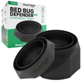 DUOTRAP front view of eight black interceptor cups showing ready-to-use protection