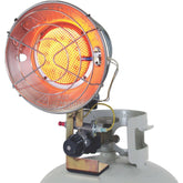 Dura Heat front view showing compact heater and stable base, ideal for portable warmth