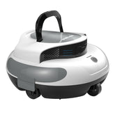 Duraon front view of cordless pool cleaner showing compact design and easy lift benefit