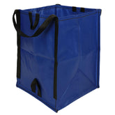 DURASACK front view of three blue bags highlighting capacity and durability