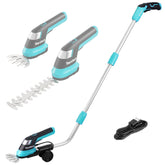 DURATECH front view of cordless trimmer showing compact design and portability