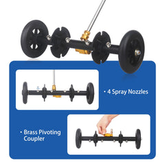 DUSICHIN durable rollers guiding the head underbody, enables smooth, hands-free motion