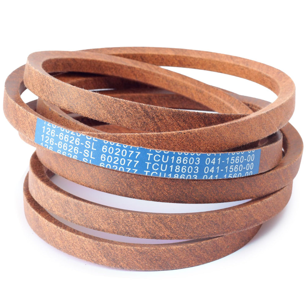 Dusledel deck belt front packaging showing model and fitment benefits
