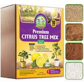 Duspro front bag 10QT showing product for easy citrus repotting