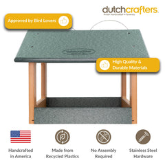 DutchCrafters stainless steel cable and hardware showing corrosion resistance and secure hang