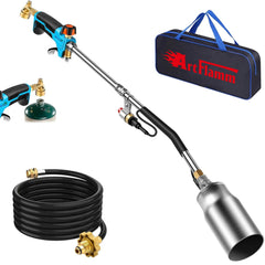 Dutywand front view of full torch kit showing controls and nozzle for reliable heat