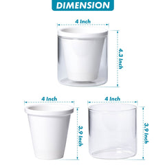 D'vine Dev side view of clear glass reservoir illustrating easy refill and spill-free design
