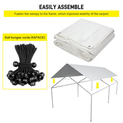 DWALE grommet with ball bungee attached for secure frame fastening