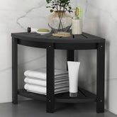DWVO stool front view showing compact corner design and sturdy support