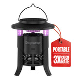 Dynatrap front view showing compact design and outdoor protection