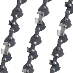 E & S close-up of semi-chisel teeth highlighting clog-resistant cutting