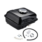 E-Gaultra black fuel tank front view showing fit and durability