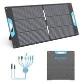 E-POWO folded panel front view showing compact portability and easy carry