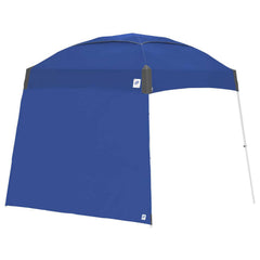 E-Z UP royal blue sidewall front view showing full coverage and vibrant color benefit