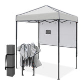 EAGLE PEAK front view gray canopy showing compact shelter and quick setup benefit