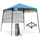 EAGLE PEAK front view setup showing instant shade and quick assembly