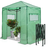 EAGLE PEAK front view showing full greenhouse and easy access benefit