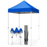 EAGLE PEAK front view showing blue canopy and shaded area benefit