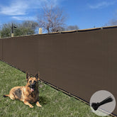 E&K Sunrise front view of full 6x50 privacy fence screen showing color and finish, easy privacy