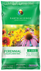 Earth Science front pouch showing 6 lb bag and product benefits