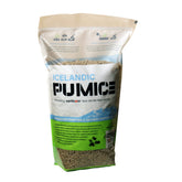 Earthcore front packaging showing 10 lb bag of Icelandic pumice for improved soil structure