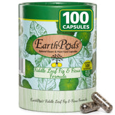 EarthPods front packaging tube showing brand and 100 capsules, clear eco benefit